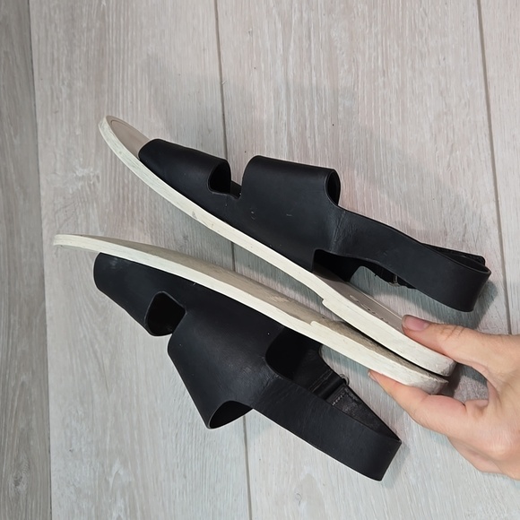 Vince Women Soutce Slingback Ankle Leather Sandals Slide shoes sz 8.5 - Picture 8 of 12